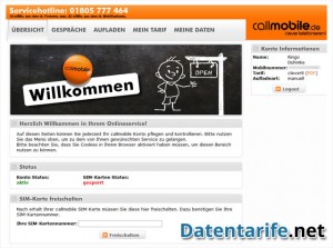 callmobile clever9 Onlineservice