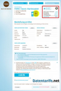 Fonic Classic Prepaid Bestellung prüfen