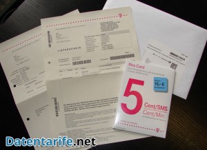 T-Mobile Xtra Card Lieferung