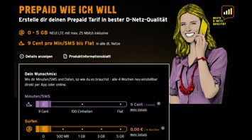 Congstar Prepaid Tarif für mobilen Router