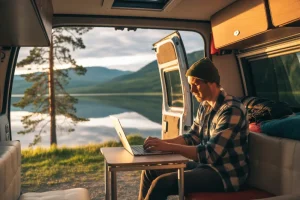 Reiseblogger erstellt Website